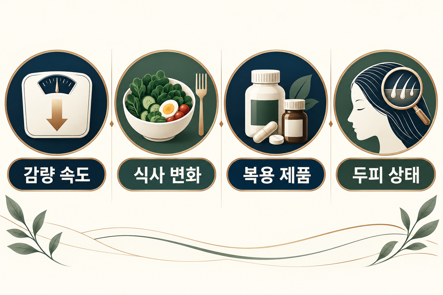 전체 탈락·원형 빈 곳·두피 통증과 붉음을 구분하는 모발 변화 인포그래픽